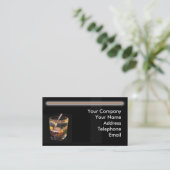 ハンドメイドの蝋燭の作成 名刺 (スタンド正面)