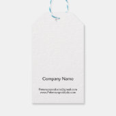 ハンドメイドのQRコード ビジネス タグ 愛を込めて (裏面)