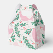 ハンドメイドクリスマス鳩のピースオリーブの枝 フェイバーボックス (裏面サイド)