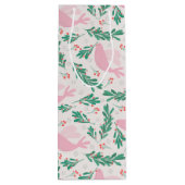 ハンドメイドクリスマス鳩のピースオリーブの枝 ワインギフトバッグ (裏面)