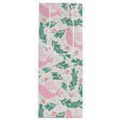 ハンドメイドクリスマス鳩のピースオリーブの枝 ワインギフトバッグ (正面)