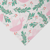 ハンドメイドクリスマス鳩のピースオリーブの枝 薄葉紙 (詳細)