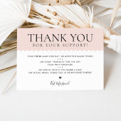 ハンドメイドサンキュープロフェッショナルかわいらし赤面 サンキューカード