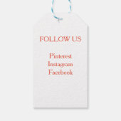 ハンドメイドショッピングに感謝 ギフトタグ (裏面)