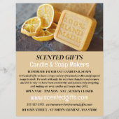 ハンドメイドソープ キャンドル&ソープメーカーの広告 チラシ (正面)