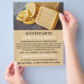 ハンドメイドソープ キャンドル&ソープメーカーの広告 チラシ (手)