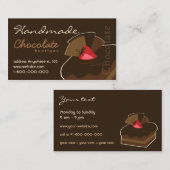 ハンドメイドチョコレート名刺 名刺 (正面/裏面)