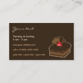 ハンドメイドチョコレート名刺 名刺 (裏面)