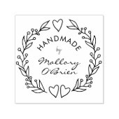 ハンドメイドバイボタニカルハートドードルリース セルフインキングスタンプ (デザイン)