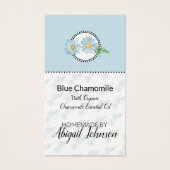 ハンドメイドバス&ボディーブルーチャモミール ギフトタグ (正面)