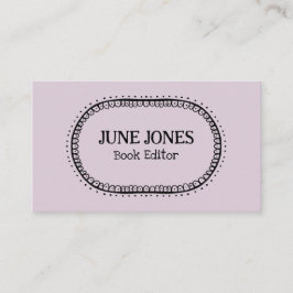 ハンドメイドフォントワンキー文字シックカスタムお洒落 名刺