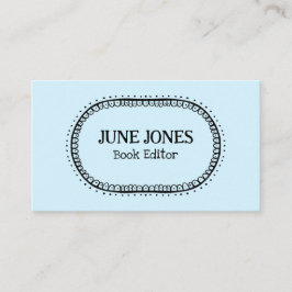 ハンドメイドフォントワンキー文字シックカスタムお洒落 名刺