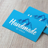 ハンドメイドプロダクツブルーマウンテンタイポグラフィ 名刺