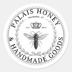 ハンドメイドプロダクツapiaryハニークイーンリースクラウン ラウンドシール