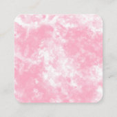 ハンドメイドラブウォーターカラーカード スクエア名刺 (裏面)