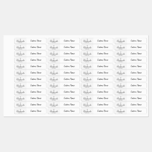 ハンドメイドラブホームメイドカスタム工芸品料理 ラベル (シート)