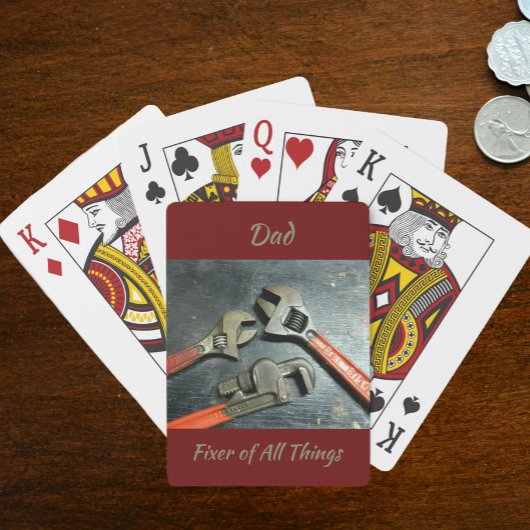 ハンドメイドレッドハンドラードレンチトランプ トランプ