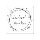 ハンドメイド名 ラバースタンプ (インプリント)