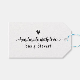 ハンドメイド商品用のカスタム衣類ラベル ギフトタグ
