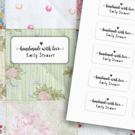 ハンドメイド商品用のカスタム衣類ラベル ラベル