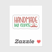 ハンドメイド小妖精や小人クリスマス シール (シート)