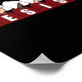 ハンドメイド抵抗フェミニストの抗議1 ポスター (角)