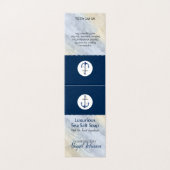 ハンドメイド職人による高級な海の香りの石鹸ラベル (外部フラット)