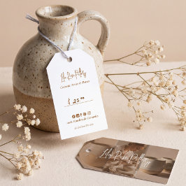 ハンドメイド陶芸ビジネス ブランド ギフト 価格タグ ギフトタグ