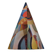 ハンドメイド音楽抽象芸術絵画ズ パーティーハット (裏面)