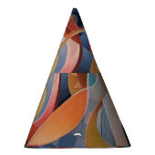 ハンドメイド音楽抽象芸術絵画ズ パーティーハット (右)