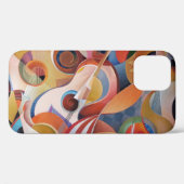 ハンドメイド音楽抽象芸術絵画ズ Case-Mate iPhoneケース (裏面 (横))