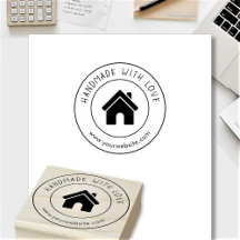 ハンドメイド ウィズ ラブ カスタムロゴテキスト パーソナライズド