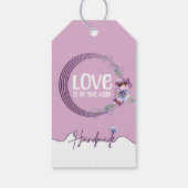 ハンドメイド ウィズ ラブ フラワーズ 小規模事業 包装 ギフトタグ (裏面)