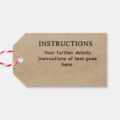 ハンドメイド オーダーネーム ヤーン クラフト ギフトタグ (裏面横)