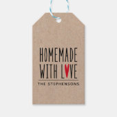 ハンドメイド ラブ オーダーメイド ギフトタグ (正面)