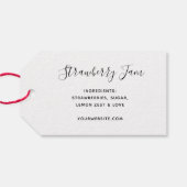 ハンドメイド ラブ クラフト 現代スクリプト ギフトタグ (裏面横)