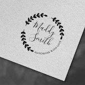 ハンドメイド ラブ wreath カスタム 名前 セルフインキングスタンプ