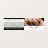 ハンドモデル、ネイリスト、ネイルサロンロイヤリティ 名刺 (外部フラット)