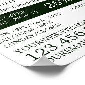 ハンドモデル、ネイリスト、ネイルサロン広告 ポスター (角)