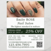 ハンドモデル, ネイリスト, ネイルサロン チラシ (正面)