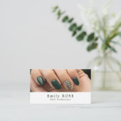 ハンドモデル、ネイリスト 名刺 (スタンド正面)