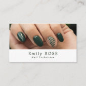 ハンドモデル、ネイリスト 名刺 (正面)