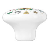 ハンドユニークドーンクリスマスドドルズデザイン セラミックノブ (側面)