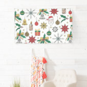 ハンドユニークドーンクリスマスドドルズデザイン 横断幕 (インサイチュ)