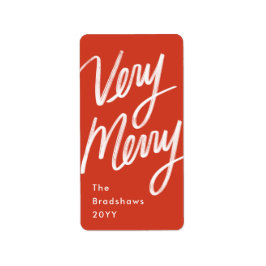 ハンドラはっきりしたンタートリメリーーホリデイレッド ラベル