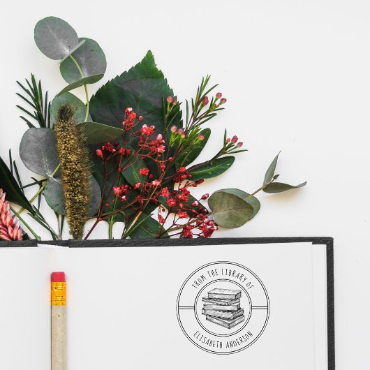 ハンドライブラリから書名前をカスタムする セルフインキングスタンプ