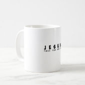 ハンドルをとってイエス様 コーヒーマグカップ (正面左)