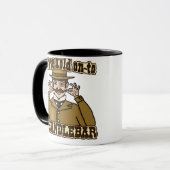 ハンドルバーの髭の紳士 マグカップ (正面左)