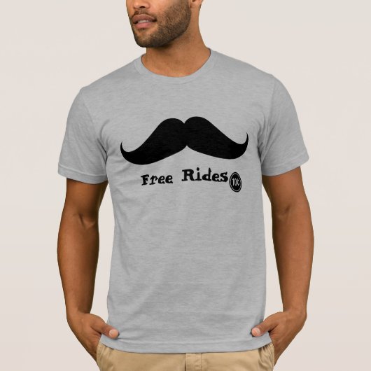 ハンドルバーの髭 Tシャツ (正面)