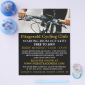 ハンドルバー、サイクリングク広告ラブのフライヤー チラシ (シングル)